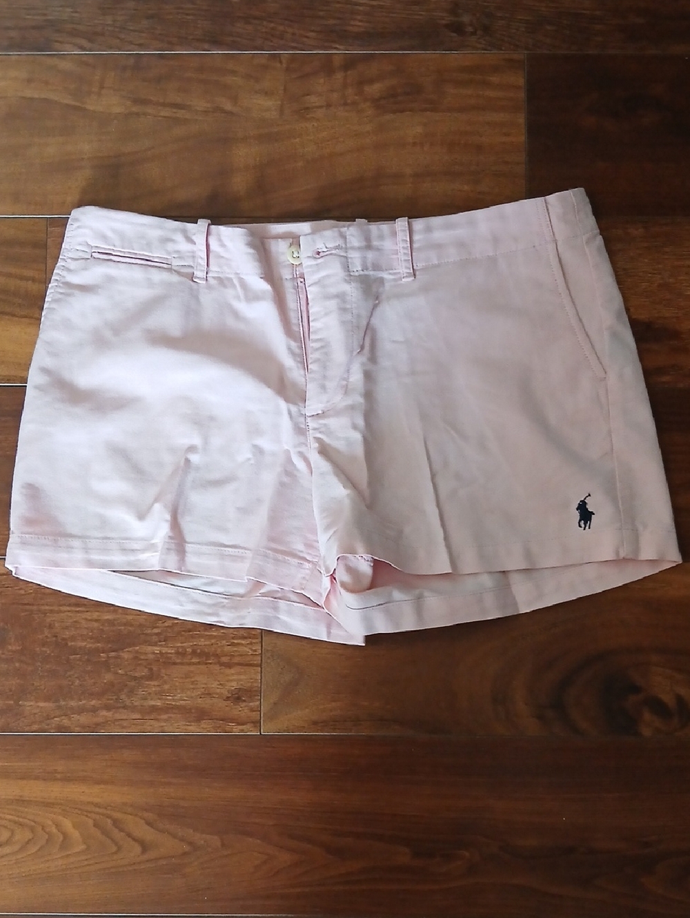 Ralph Lauren Light Pink Cotton Chino Bermuda Shorts